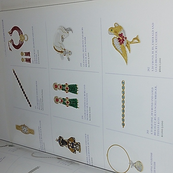 Collection of Elizabeth Taylor Christie's Gallery Guide - Picture 4 of 8